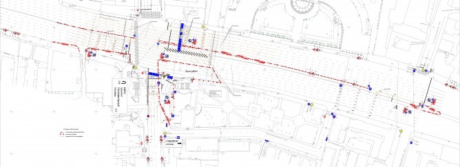 Схема организации движения автотранспорта